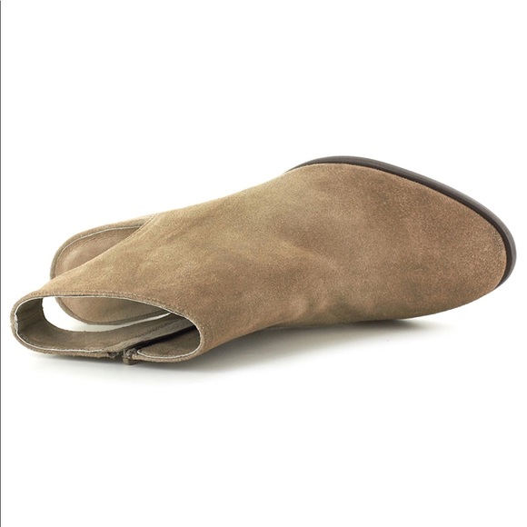 Tan Chocolat Blu Stacked Cone Heel Mule Clog - Picture 3 of 4